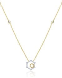 Diana M. Jewels - 14k 0.22 Ct. Tw. Diamond Necklace - Lyst