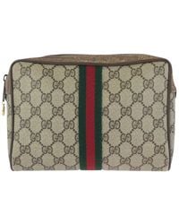 Gucci - GG Supreme Clutch Bag (authentic Pre-loved) - Lyst