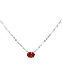 Haus of Brilliance - 14K 0.41 Ct. Tw. Lab-Grown Diamond Solitaire Necklace - Lyst