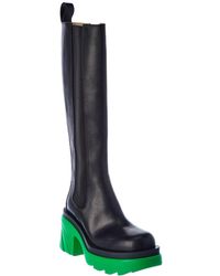Bottega Veneta Flash Leather Boot - Black