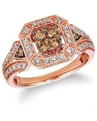 Le Vian - Le Vian 14k Rose Gold 0.72 Ct. Tw. Diamond Cocktail Ring - Lyst