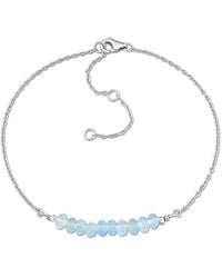 Rina Limor - 1.55 Ct. Tw. Aquamarine Bead Bracelet - Lyst