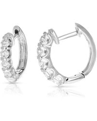 Amairah - 14K 1.00 Ct. Tw. Lab-Grown Diamond Hoops - Lyst
