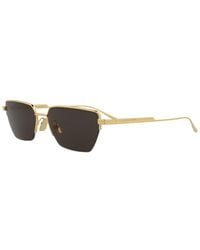 Bottega Veneta - Bv1107S 57Mm Sunglasses - Lyst
