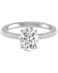 Lab Grown Diamonds - 14K 2.50 Ct. Tw. Lab-Grown Diamond Cleo Ring - Lyst