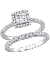 Created Forever - 14K 0.75 Ct. Tw. Lab-Grown Diamond Bridal Ring Set - Lyst