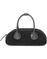 Tiffany & Fred Paris - Suede & Leather Satchel - Lyst