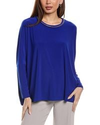 Joseph Ribkoff - Rhinestone Neck Top - Lyst