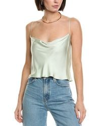 LAPOINTE - Silk Twill Bias Cami Shirt - Lyst