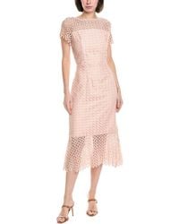 Kay Unger - Tatum Midi Dress - Lyst