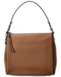 COACH Shay Leather & Suede Hobo Bag - Brown