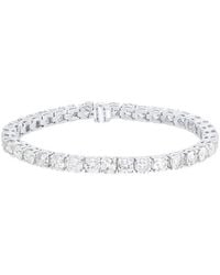 Diana M. Jewels - Diana M. Fine Jewelry 14K 10.00 Ct. Tw. Lab Grown Diamond Tennis Bracelet - Lyst