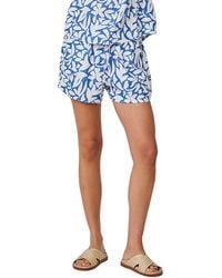 Bella Dahl - Ruffle Edge Linen-Blend Short - Lyst