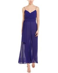 karen millen blue jumpsuit