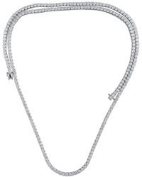 Lab Grown Diamonds - 14K 24.25 Ct. Tw. Lab Grown Diamond Necklace - Lyst