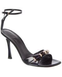 Givenchy - Stitch Leather Sandal - Lyst