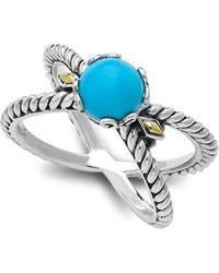 Samuel B. - 18K & 1.10 Ct. Tw. Sleeping Beauty X Ring - Lyst