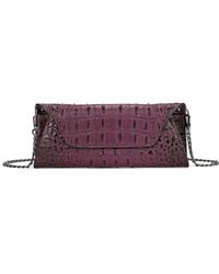 Tiffany & Fred - Paris Embossed Leather Clutch - Lyst
