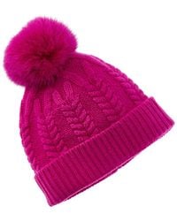 Sofiacashmere - Sofiacashmere Cable Cashmere Hat - Lyst