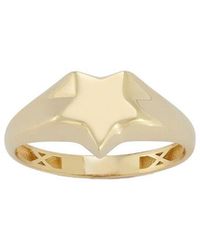 Ember Fine Jewelry - 14K Star Signet Ring - Lyst
