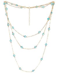 Saachi - Glass 3-Layer Necklace - Lyst