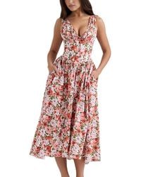 Ariele Tesoro - Midi Dress - Lyst