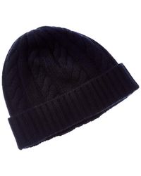Brodie Cashmere - Chunky Cable Pom Pom Cashmere Hat - Lyst