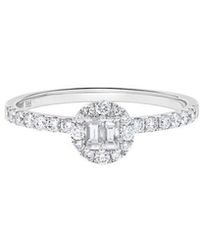 H.J. Namdar - 14K 0.50 Ct. Tw. Diamond Halo Ring - Lyst