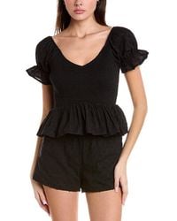 We Are Kindred - Giovanna Peplum Top - Lyst