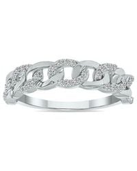 Lab Grown Diamonds - 14K 0.33 Ct. Tw. Lab-Grown Diamond Chain Ring - Lyst
