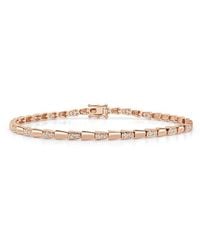 Sabrina Designs - 14K Rose 0.43 Ct. Tw. Diamond Bangle Bracelet - Lyst