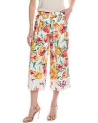 Nicole Miller - Printed Pant - Lyst