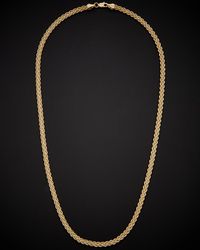 Italian Gold - 14k Double Row Semi-solid Rope Necklace - Lyst
