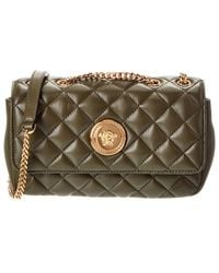 Versace - La Medusa Quilted Leather Shoulder Bag - Lyst