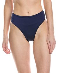 Monte and Lou - High-Waist High-Leg Bikini Bottom - Lyst