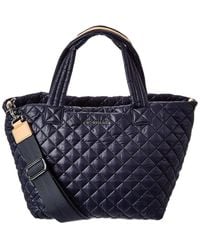 MZ Wallace - Small Metro Nylon & Leather Tote Deluxe - Lyst