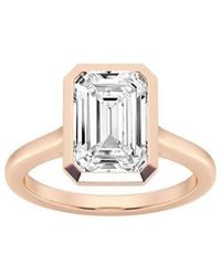 Lab Grown Diamonds - 14K 5.00 Ct. Tw. Lab-Grown Diamond Solitaire Ring - Lyst