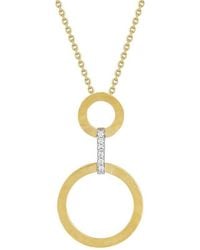 Reiss - 14K 0.04 Ct. Tw. Diamond Necklaces - Lyst