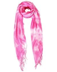 Blue Pacific - Cloud-Dye Tie Dye Cashmere-Blend Scarf - Lyst