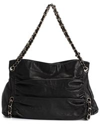 Chanel - Leather Pleated Chain Shoulder Bag (Authentic Pre-Owned) - Lyst
