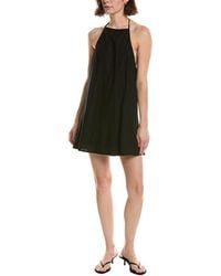 Nia - Elisa Linen-Blend Mini Dress - Lyst