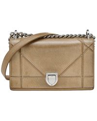 Dior - Metallic Suede Small Ama Shoulder Bag (Authentic Pre-Owned) - Lyst