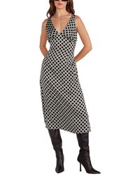 MINKPINK - Nova Bias Slip Midi Dress - Lyst