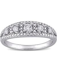 Rina Limor - 10k 0.24 Ct. Tw. Diamond Semi-eternity Ring - Lyst