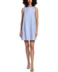 Max Mara - Weekend Racer Linen-Blend Shift Dress - Lyst