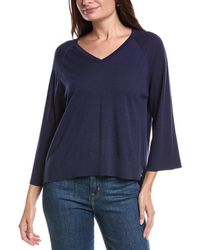 Forte - Easy Silk & Cashmere-Blend Sweater - Lyst
