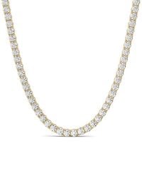 Lab Grown Diamonds - 14K 5.00 Ct. Tw. Lab-Grown Diamond Tennis Necklace - Lyst