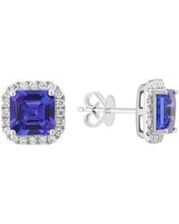 Effy Fine Jewelry - 14K 3.35 Ct. Tw. Diamond & Tanzanite Earrings - Lyst