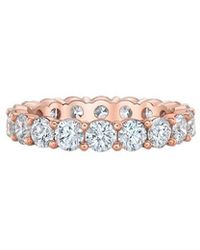 Lab Grown Diamonds - 14K Rose 1.00 Ct. Tw. Lab-Grown Diamond Ring - Lyst