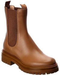 Gianvito Rossi - Chester Leather Boot - Lyst